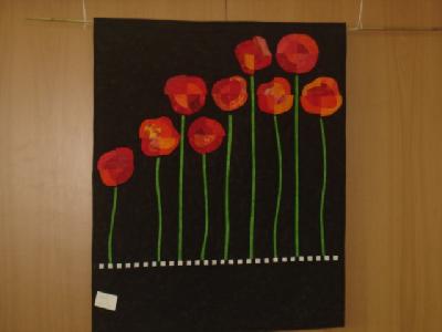 Patchwork- und Quiltforum - - Freie Schneidetechnik-Wandquilt